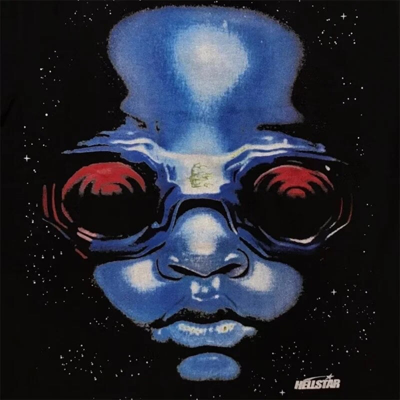 Hellstar-Goggles tee “the future is hellstar”