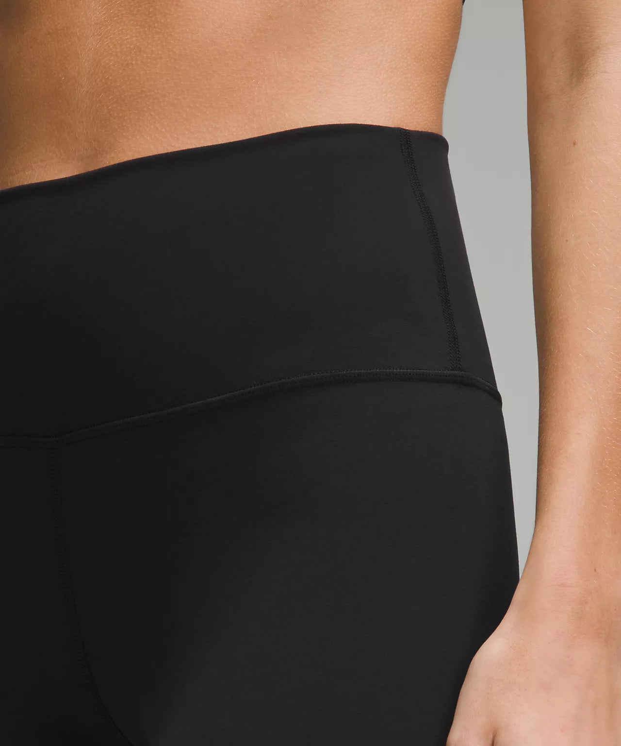 Lululemon black high rise shorts