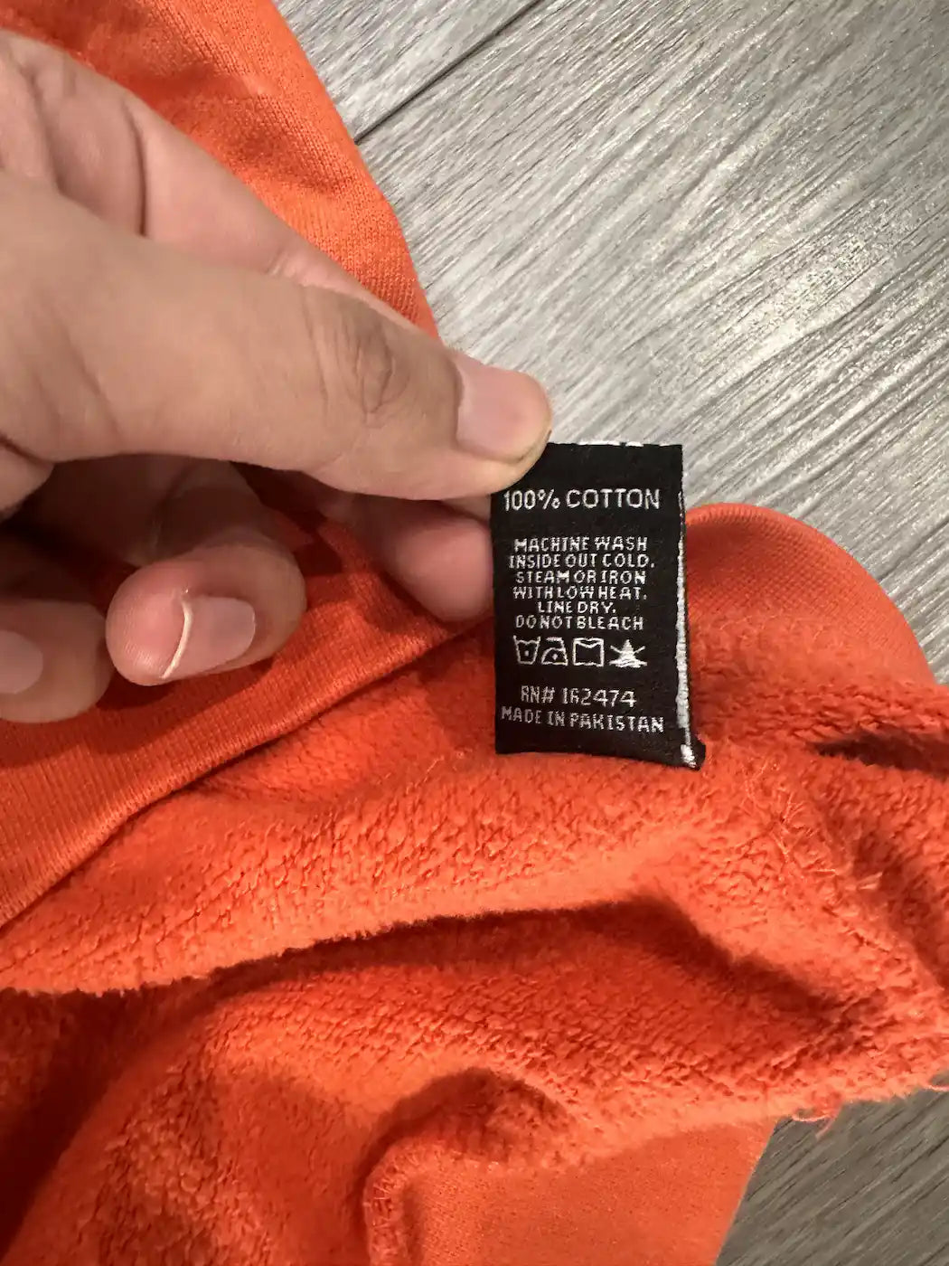 Sp5der Worldwide Web Orange Rhinestone Hoodie