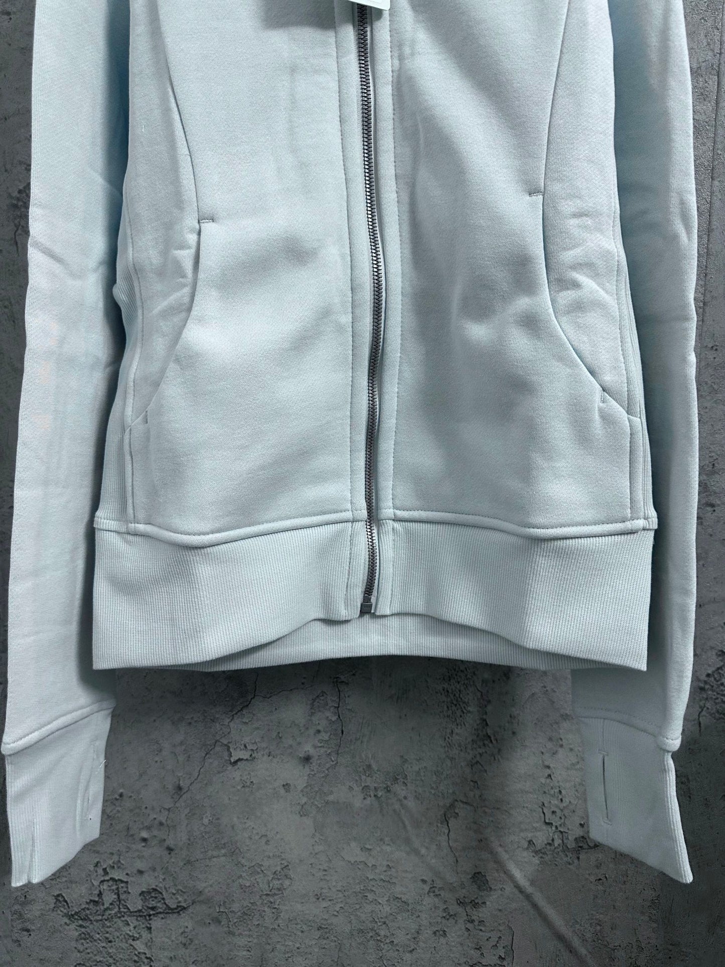 Lululemon light blue scuba jacket