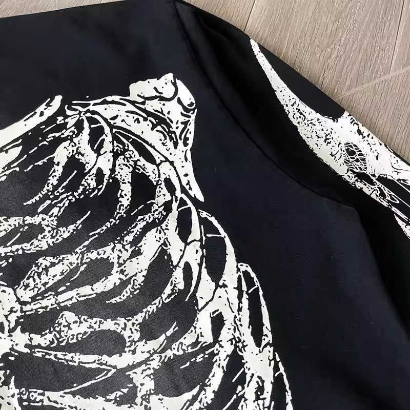 Hellstar skeleton long sleeve tee