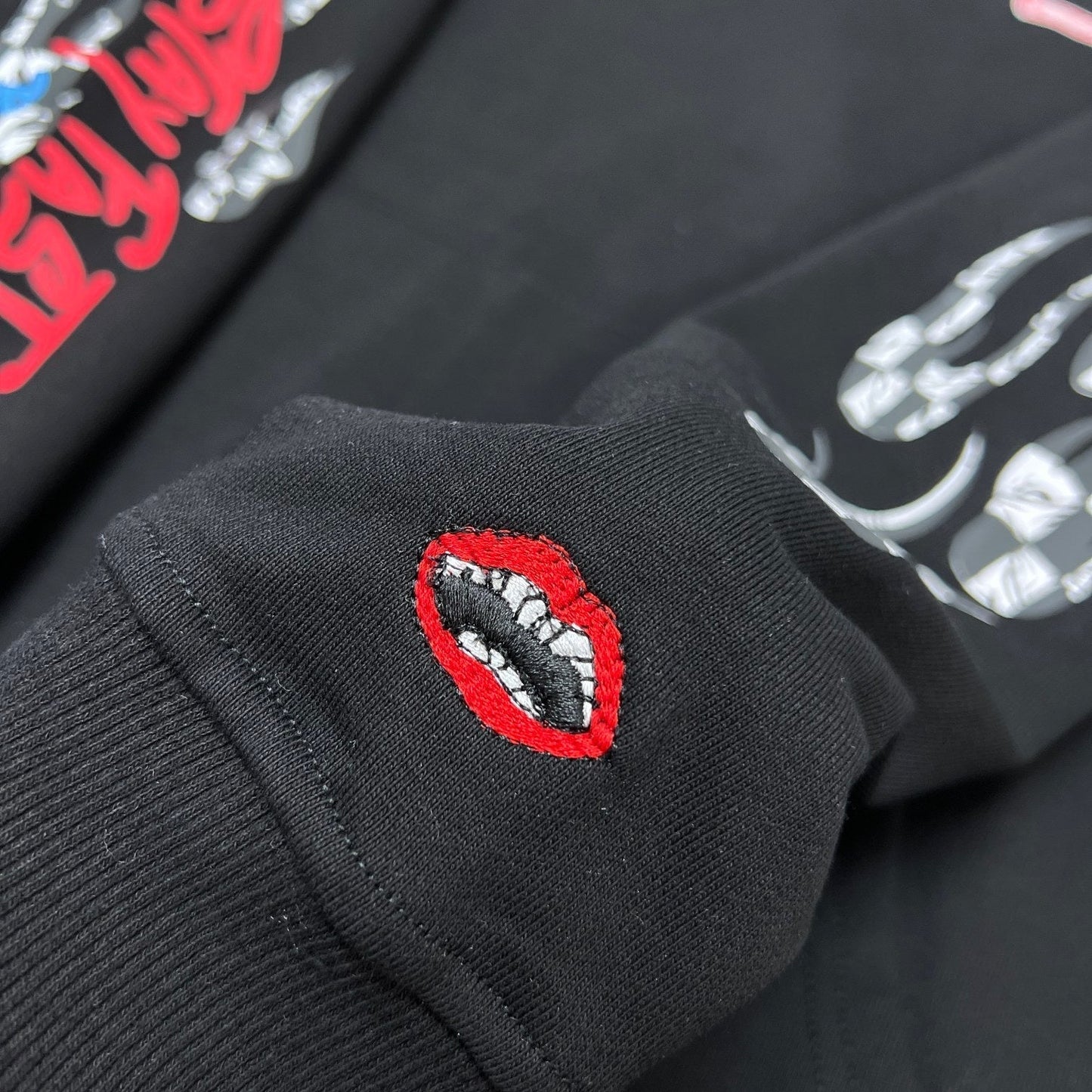 Chrome hearts black race team hoodie