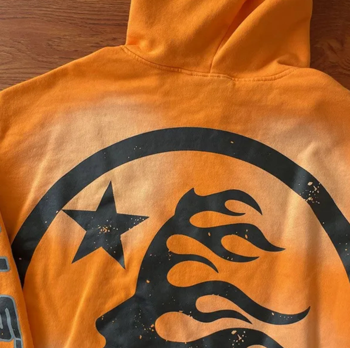 Hellstar Fire Orange Hoodie