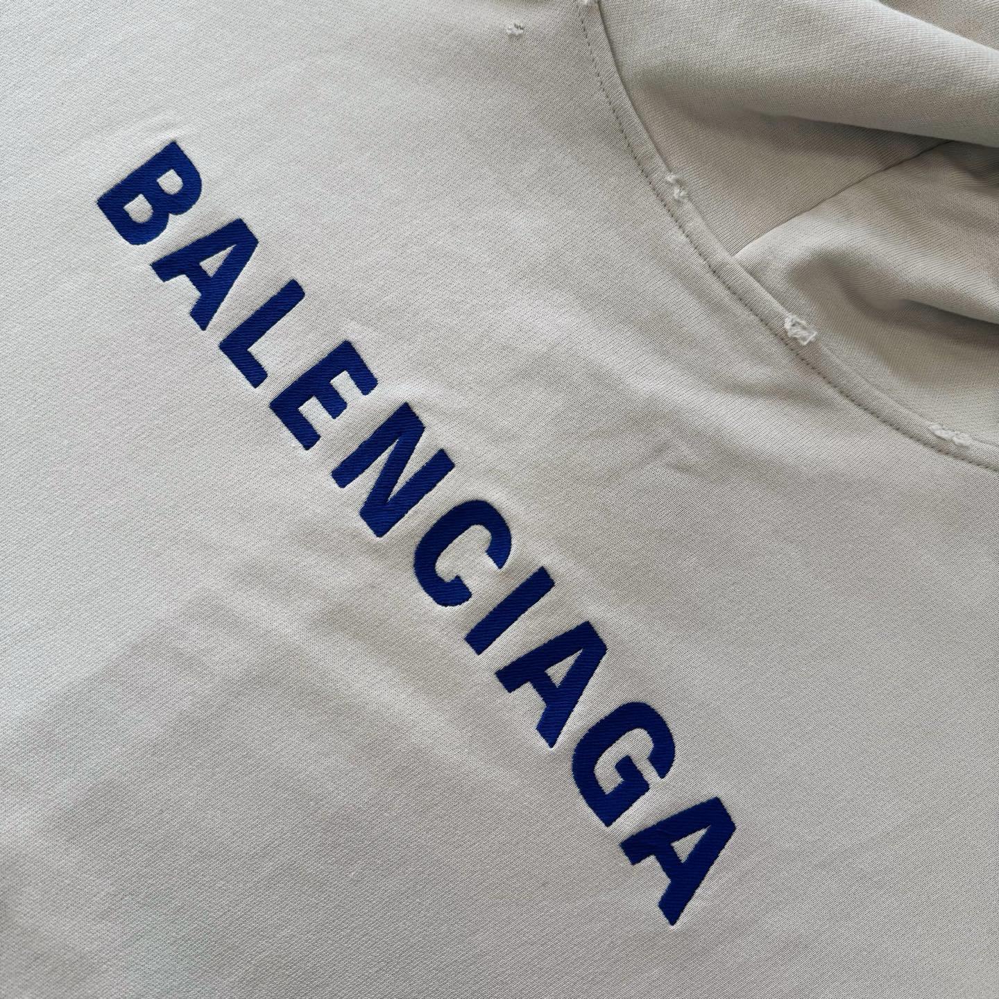 Balenciaga Zip-Up Regular Fit Hoodie