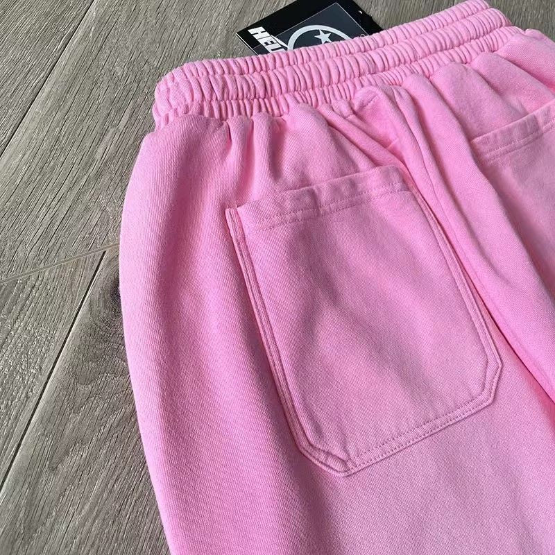 Hellstar pink button up sweatpants