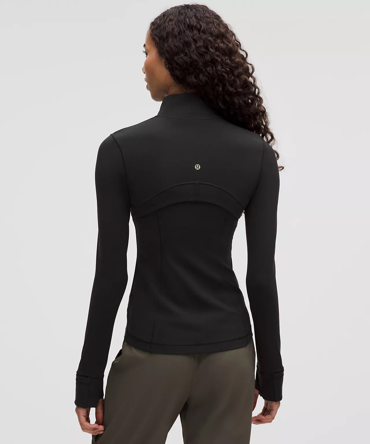 Lululemon black gold zipper Define Jacket Nulu