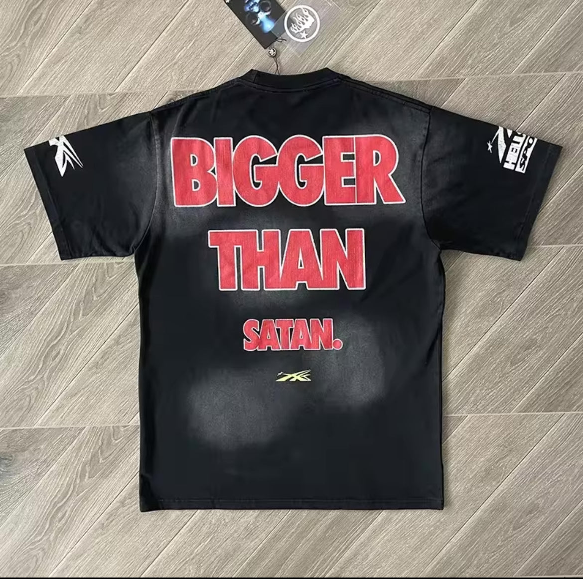 Hellstar if you don’t like us beat us bigger then satan tee