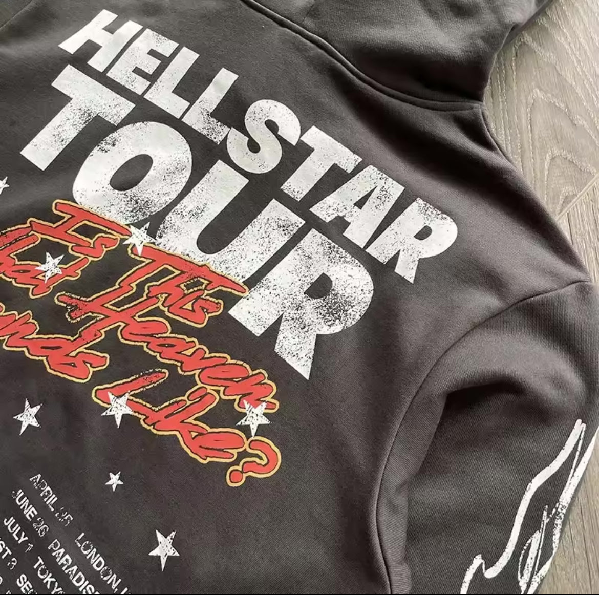 HELLSTAR VINTAGE WASH WORLD TOUR HOODIE
