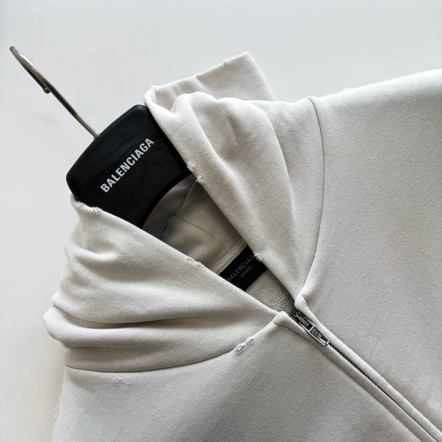Balenciaga Zip-Up Regular Fit Hoodie