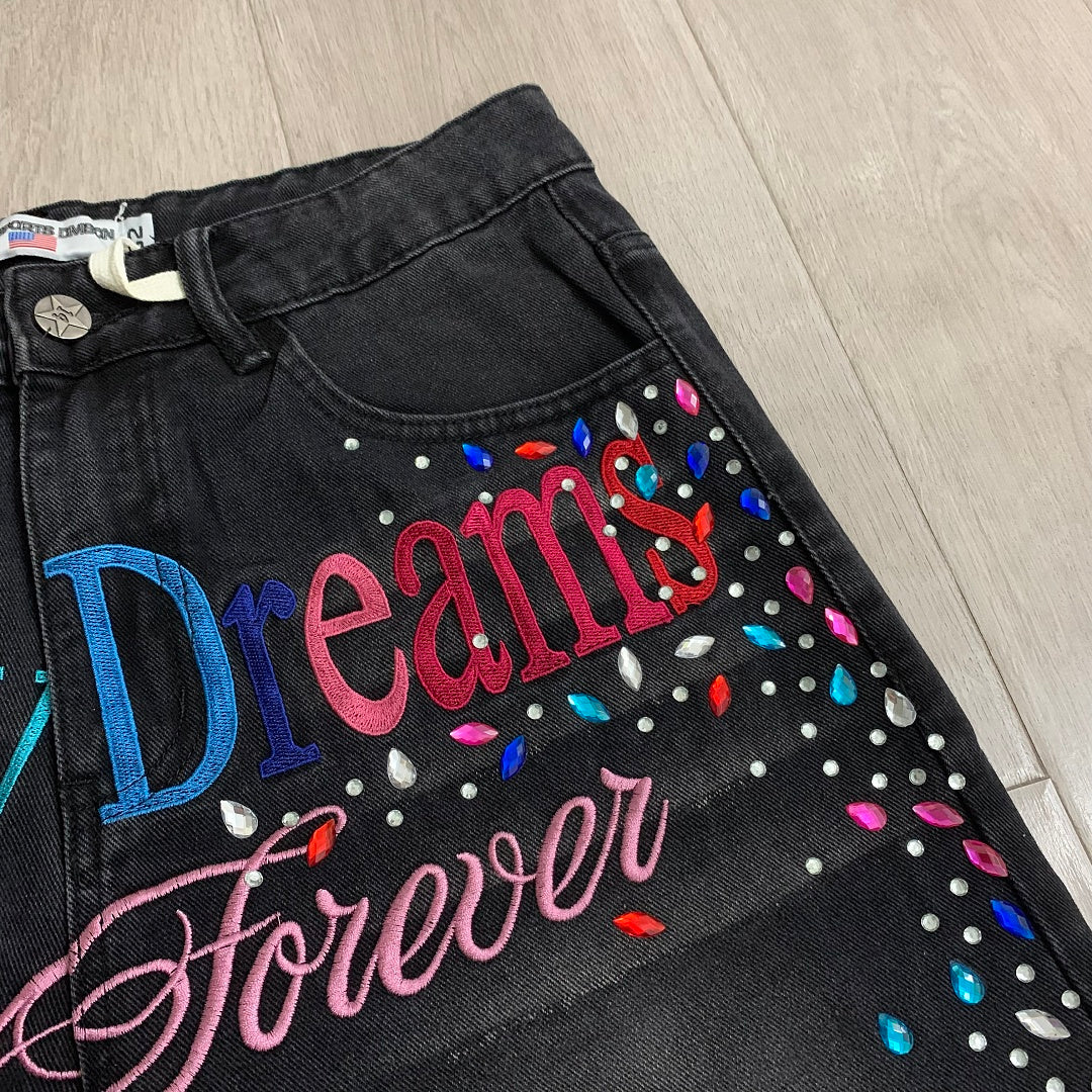 Vale Forever Ice Cream Jorts Black
