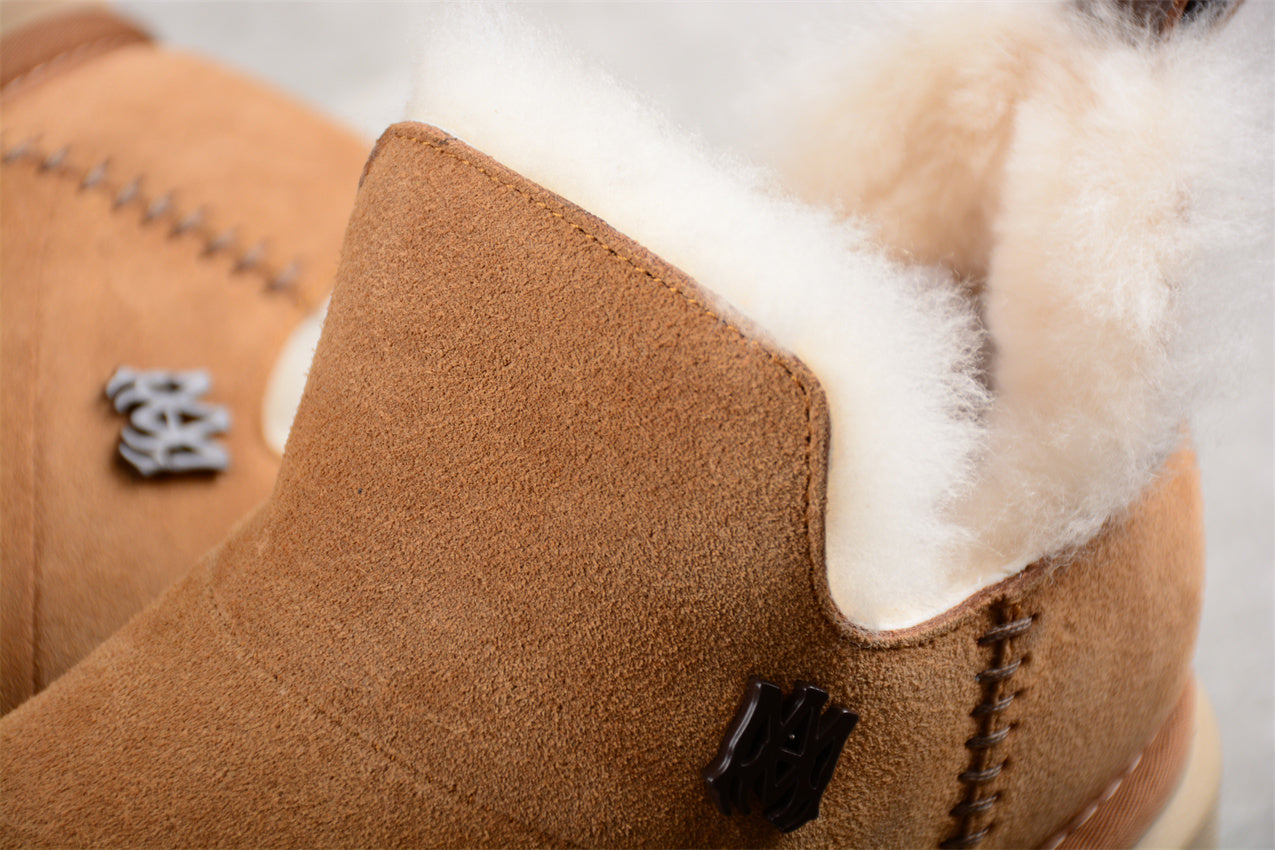 Amiri uggs Malibu suede boots brown