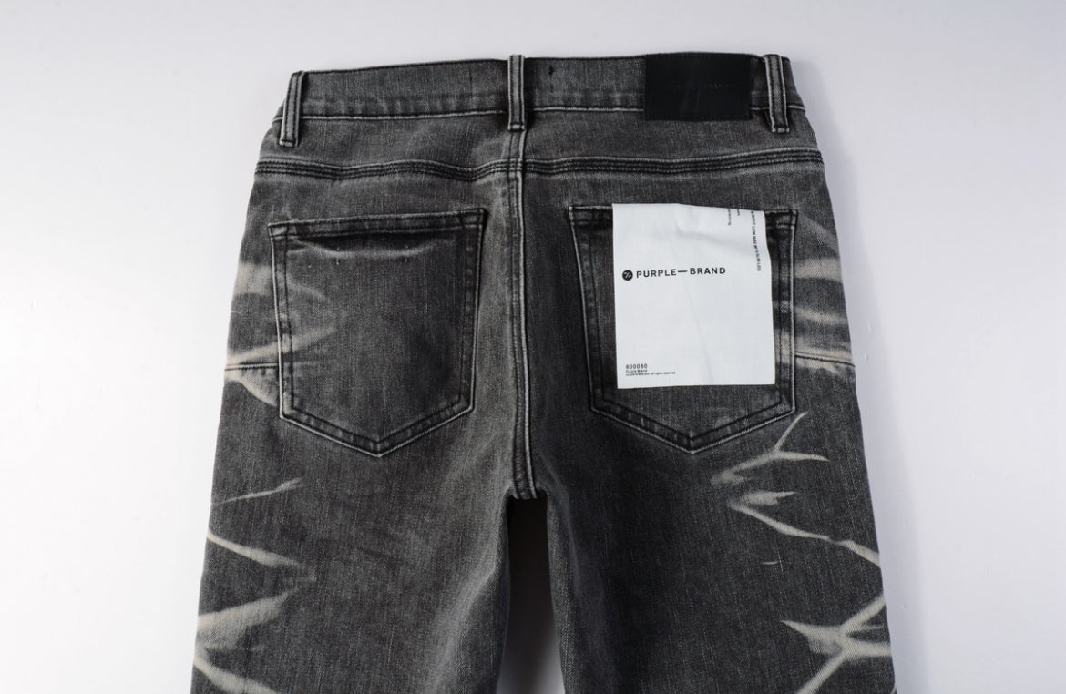 Dark gray purple brand jeans