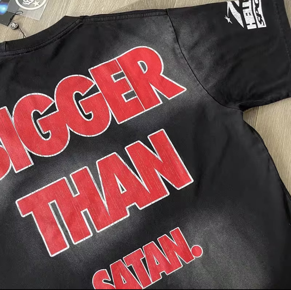 Hellstar if you don’t like us beat us bigger then satan tee