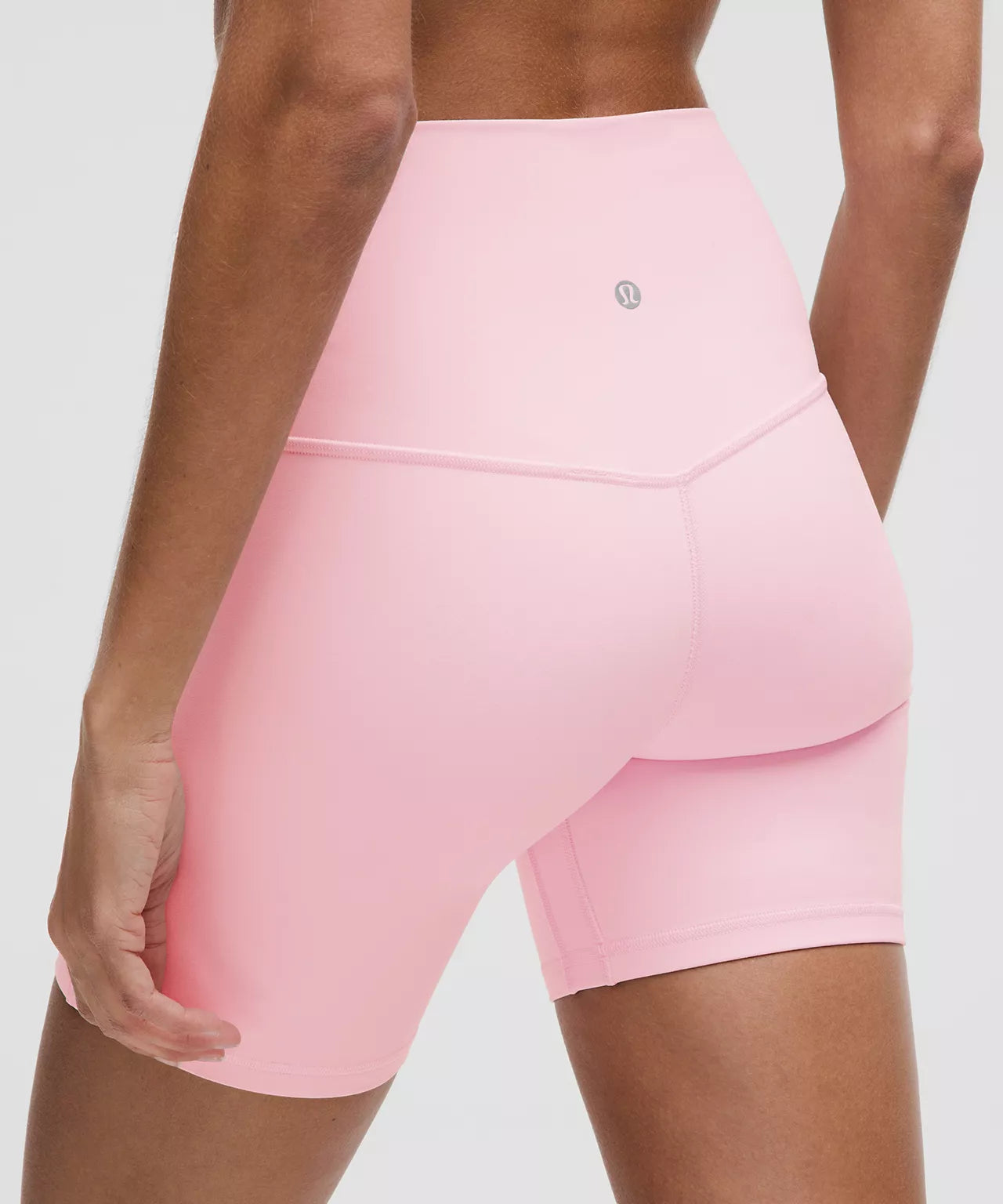 Lululemon Pink Organza high rise shorts