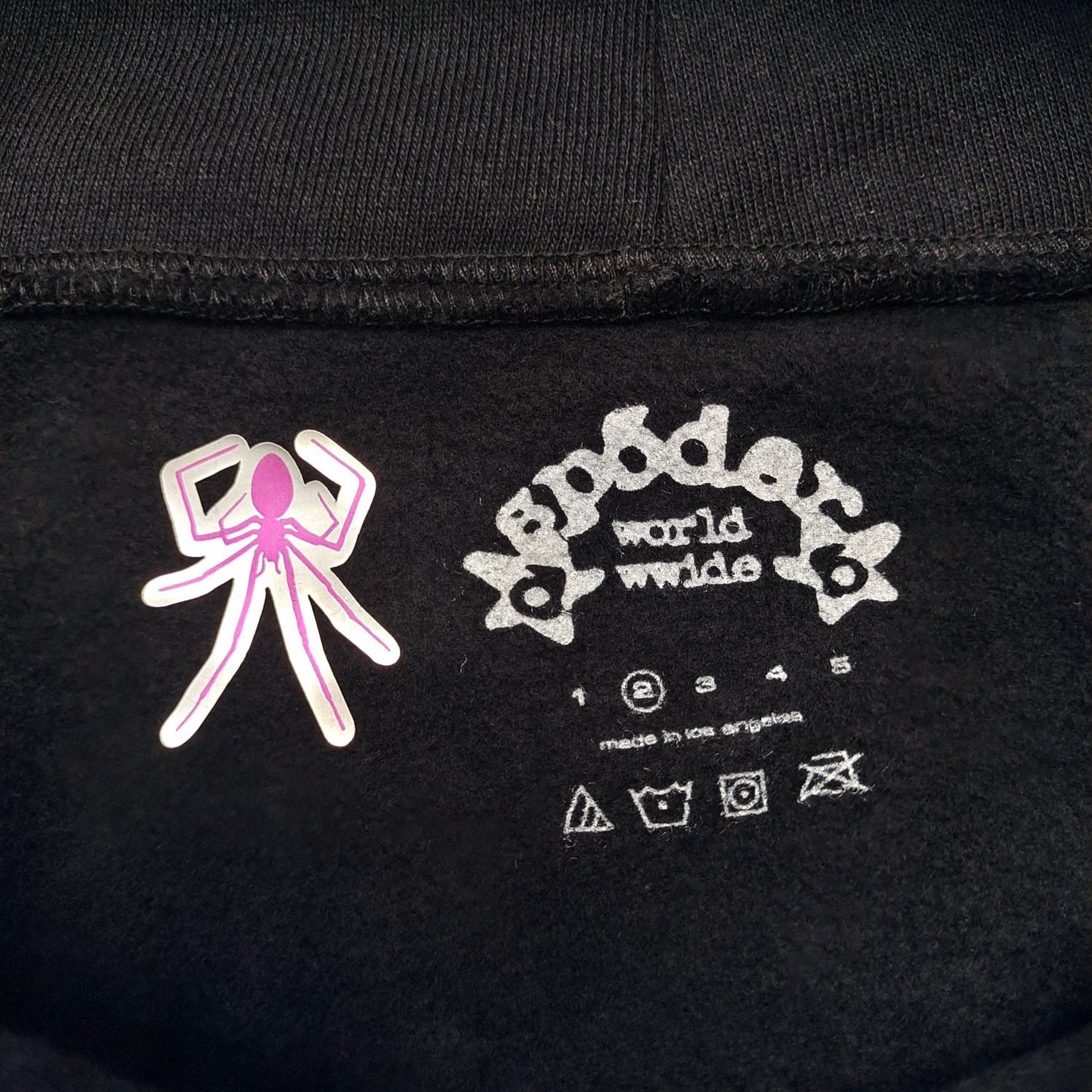 Sp5der P*NK V2 Hoodie Black