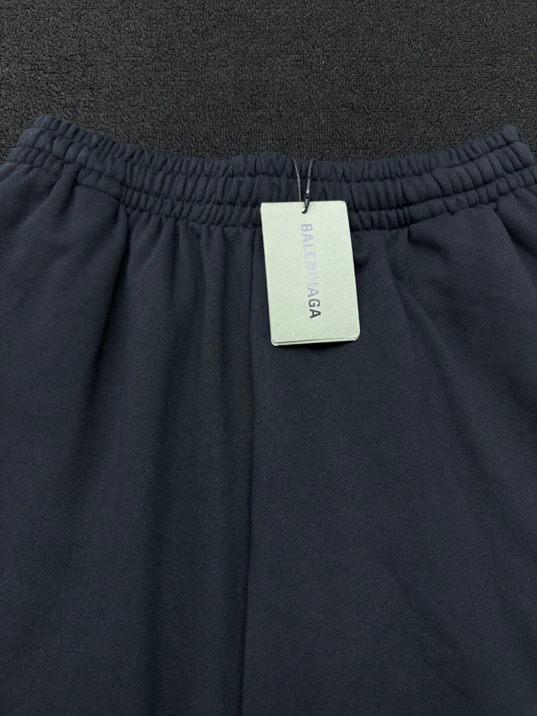 Black balenciaga shorts cotton