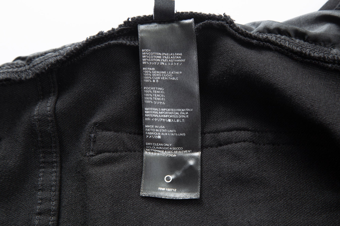 Amiri jeans black distressed