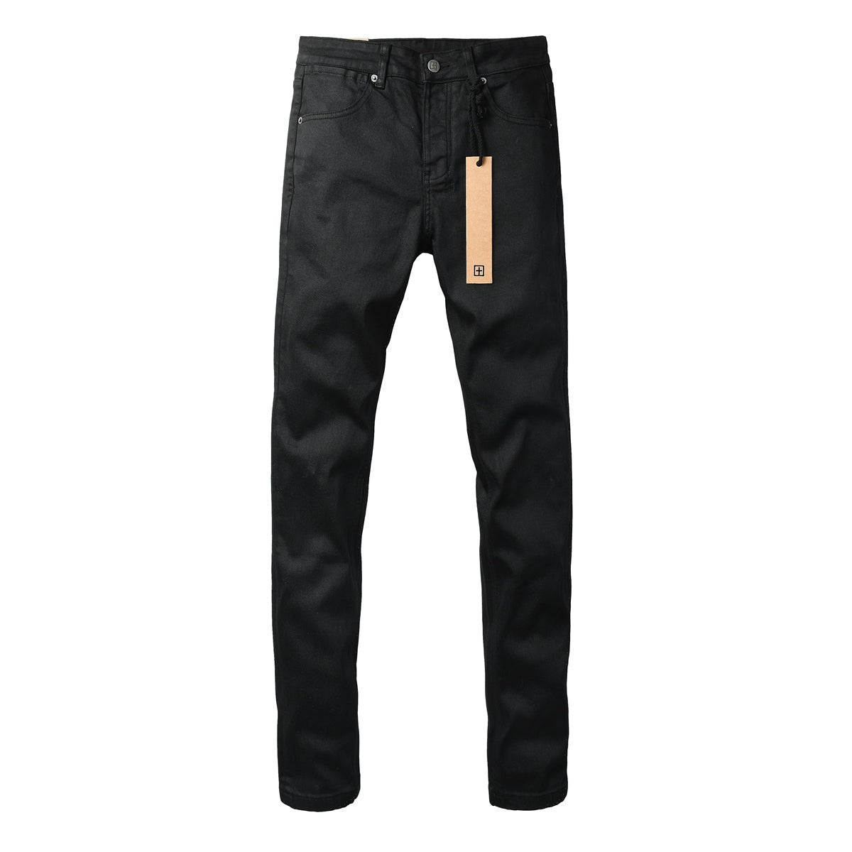 KSUBI denim black skinny jeans