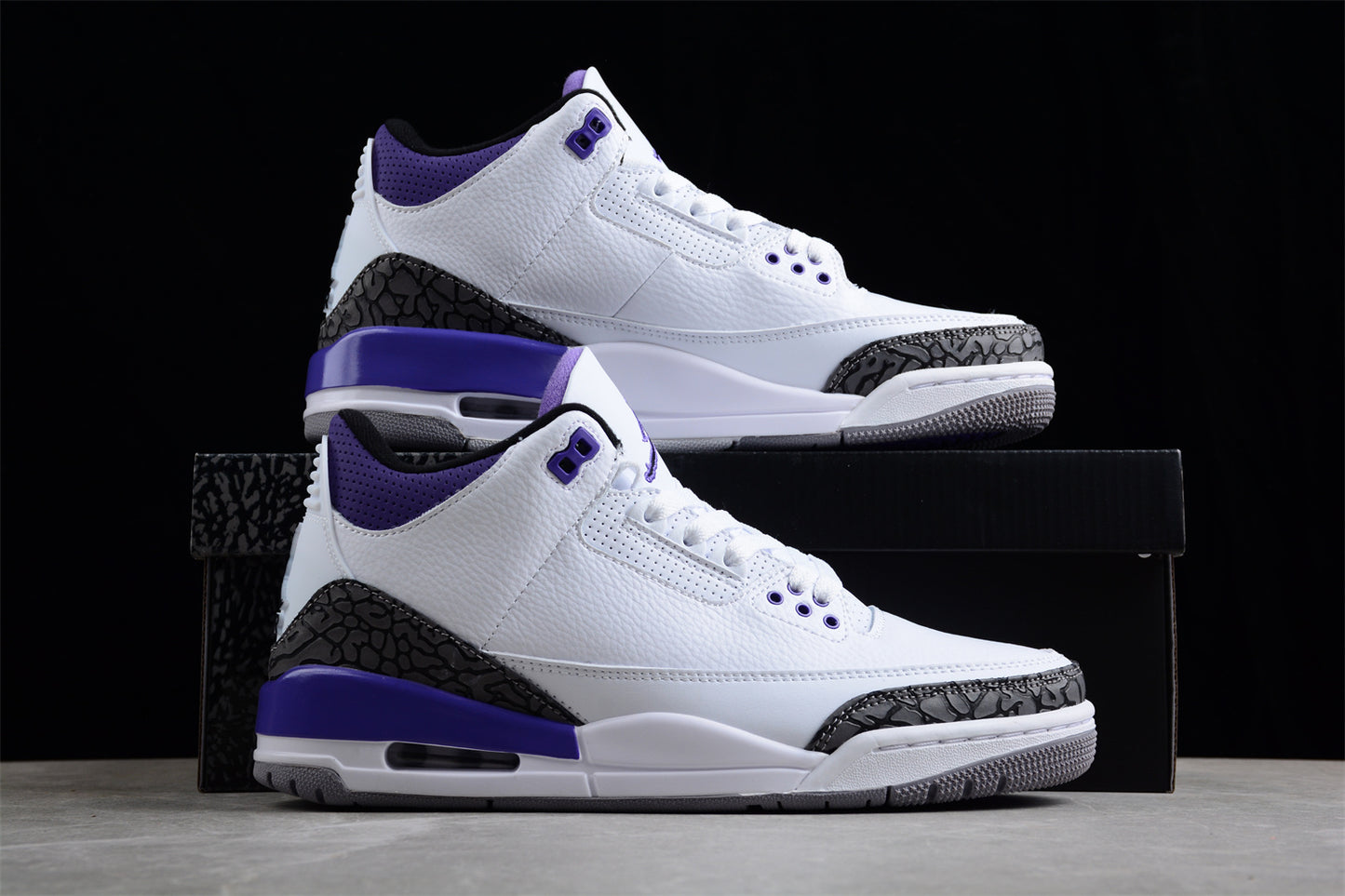 Jordan 3 dark iris