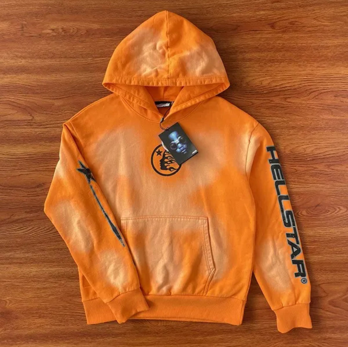 Hellstar Fire Orange Hoodie – AS&J