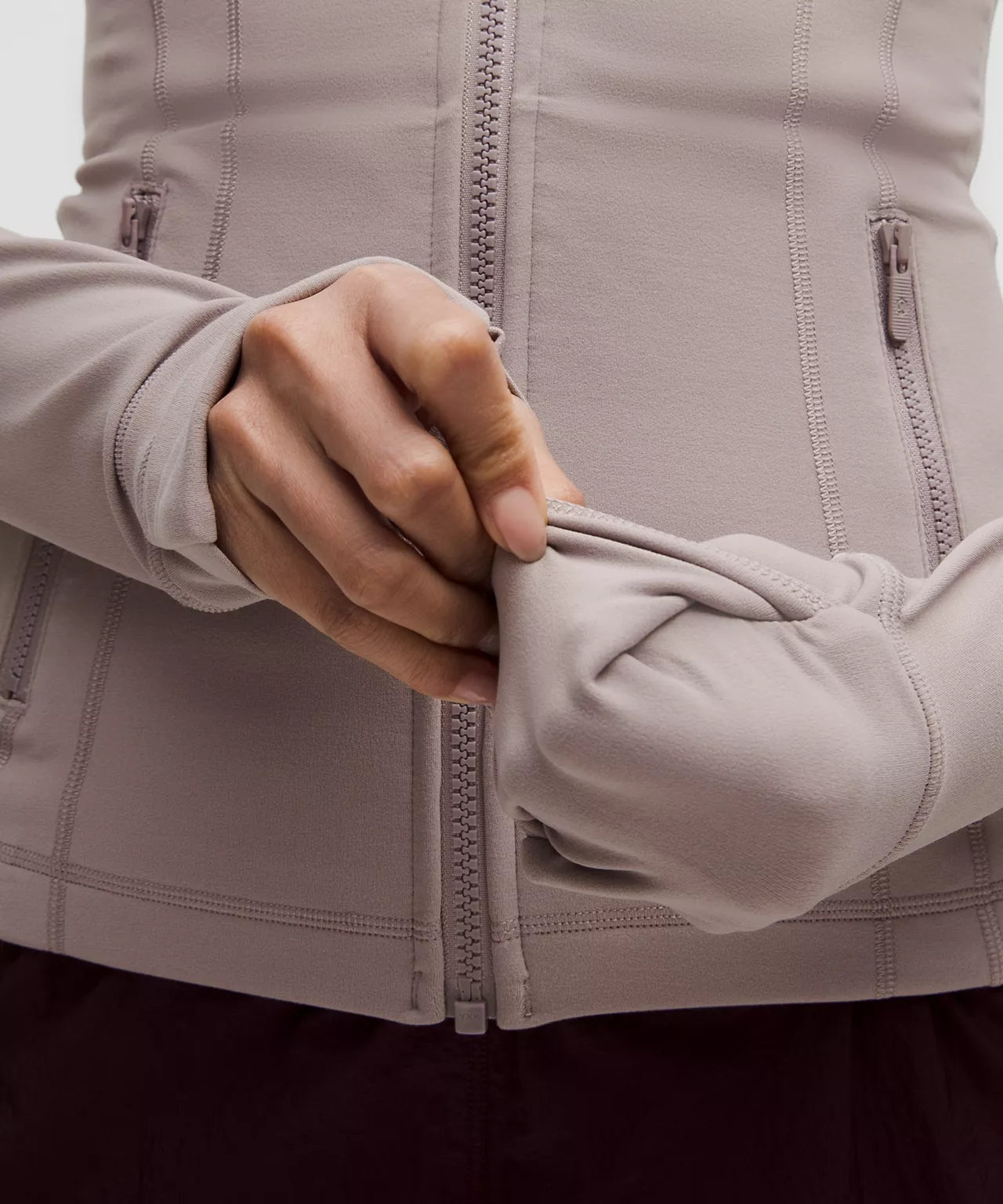 Lululemon Mauve Grey Define Jacket Nulu