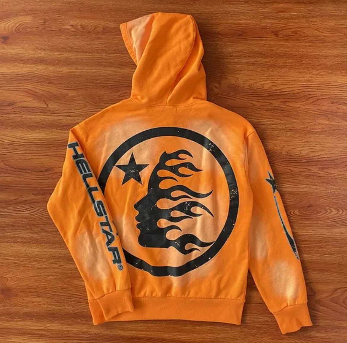 Hellstar Fire Orange Hoodie