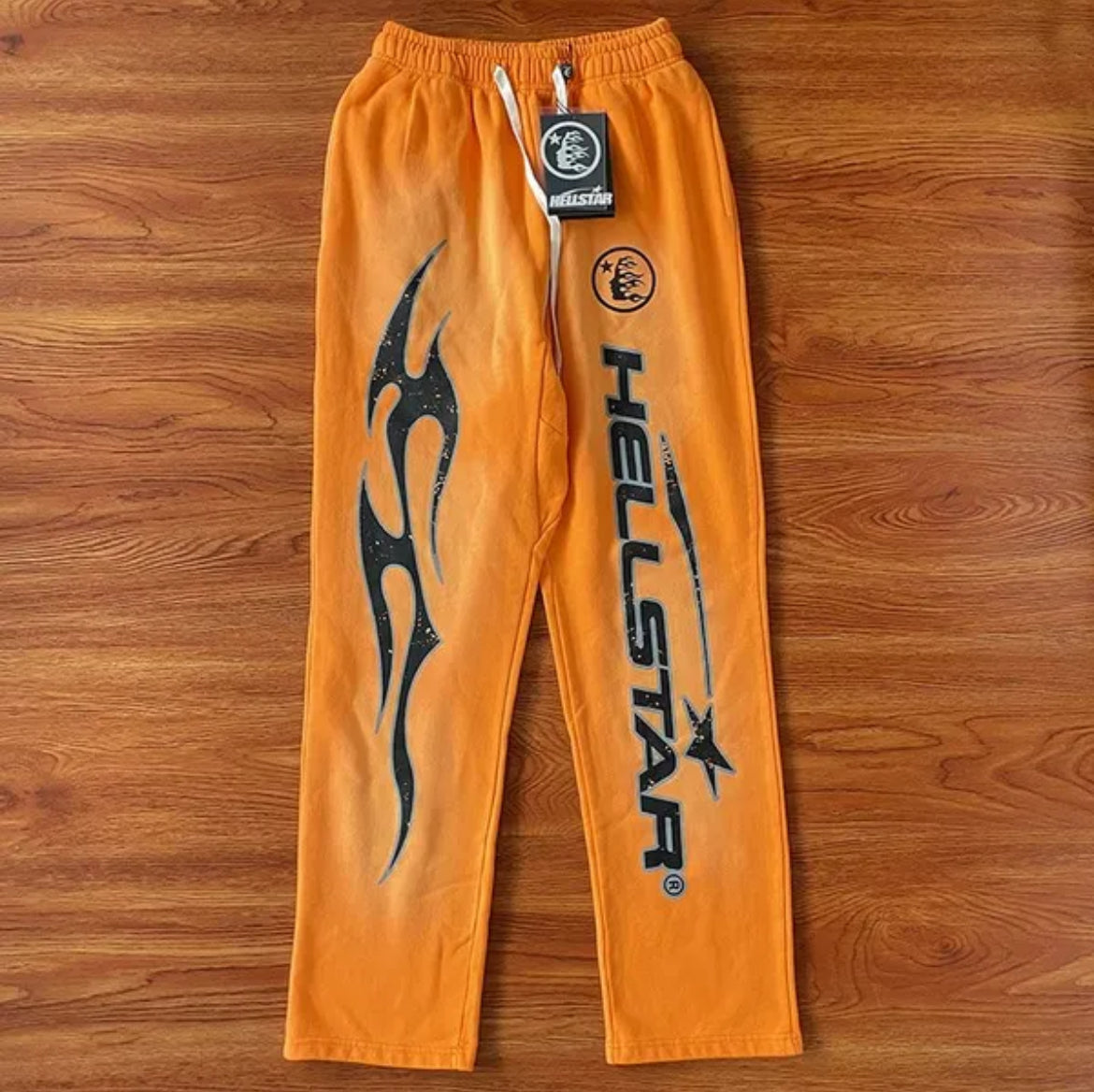 Hellstar Fire Orange Hoodie