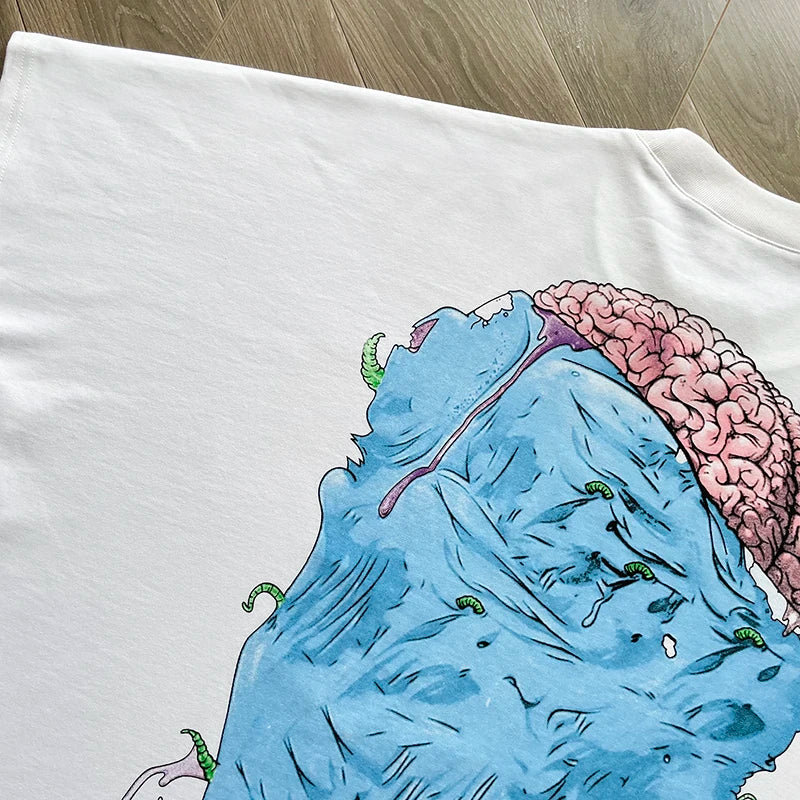 Blutosatire studios cropped character tee