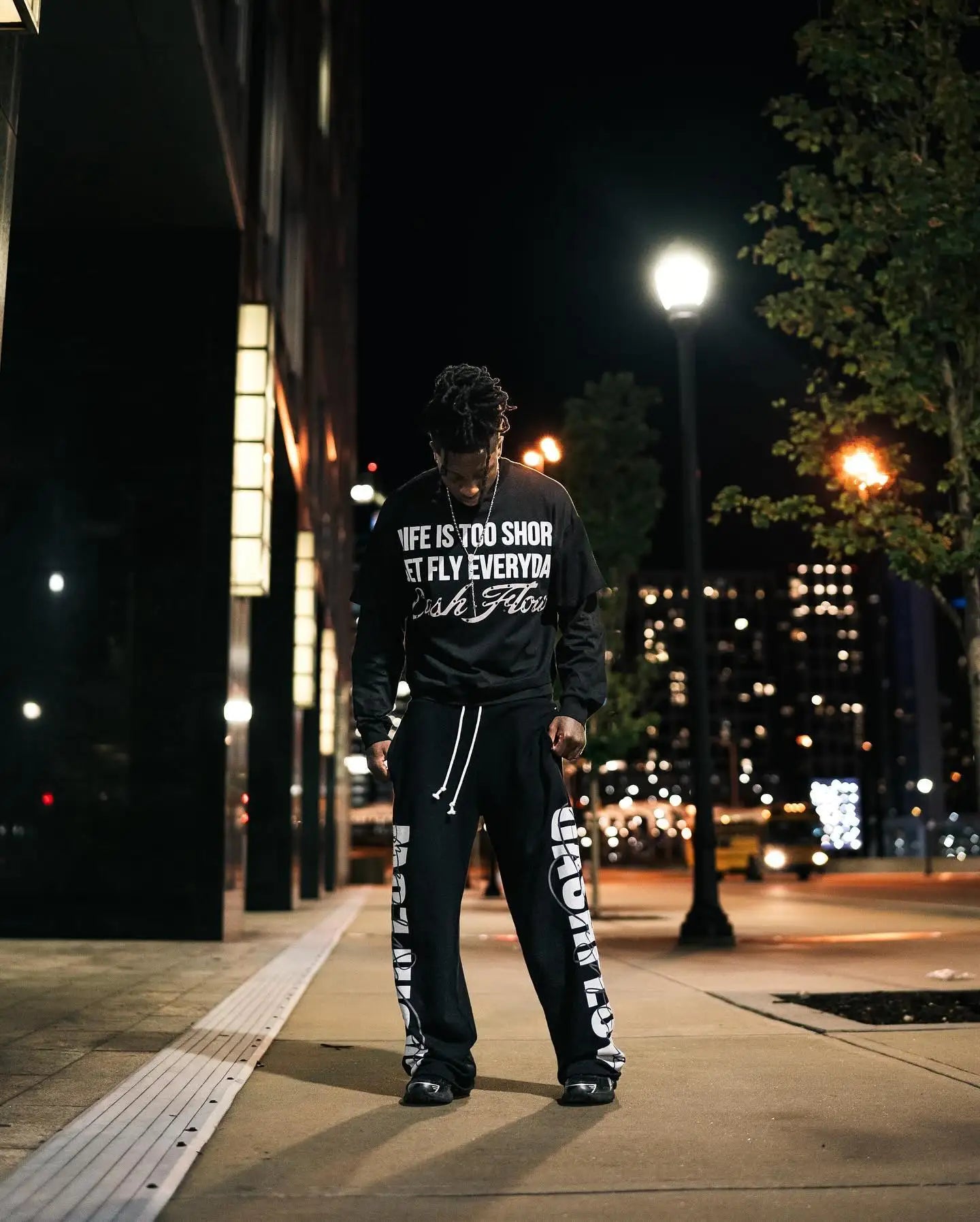 Life’s too short get fly everyday long sleeve reignstone tee