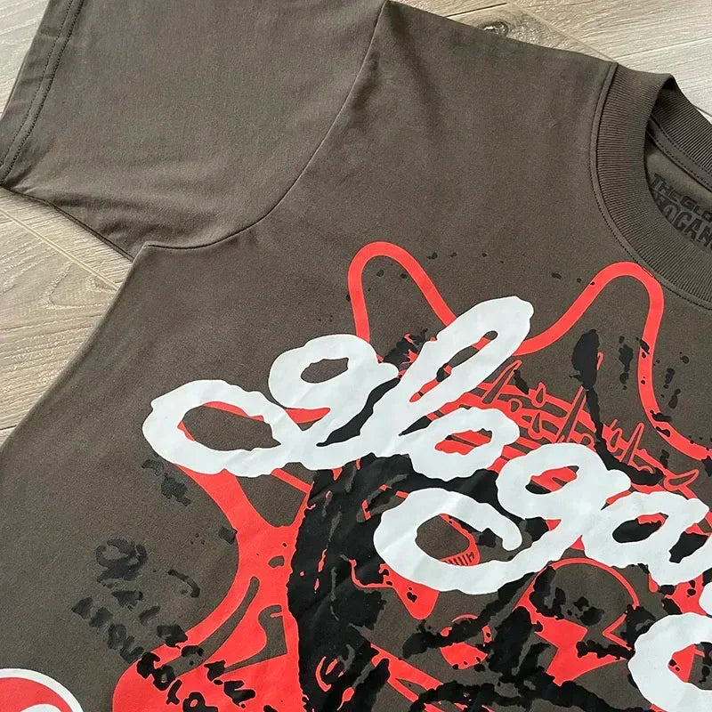 Glo Gang Boyz Tee cartoon men's and women's cotton short-sleeved T-shirts