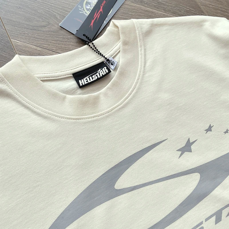 HS Studios Simple printed casual men's and women's long sleeve T-shirt