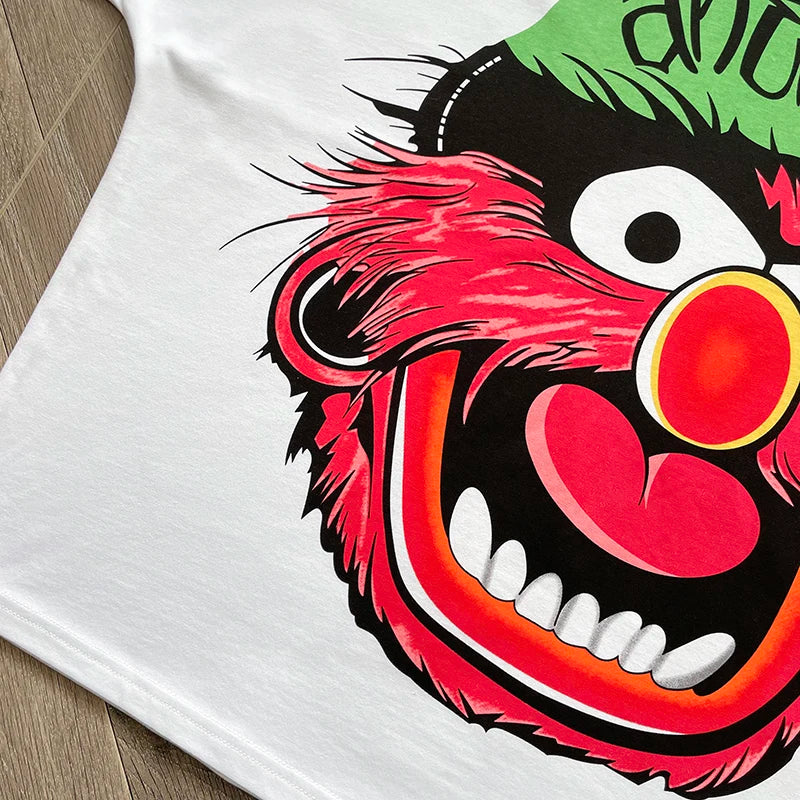 Blutosatire studios cropped character tee