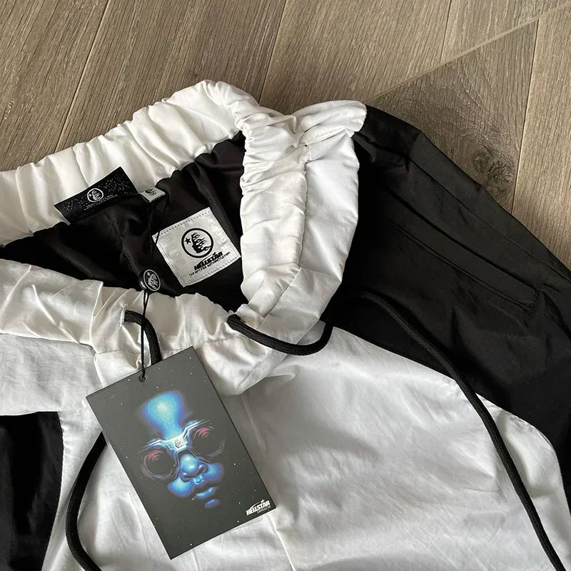 Hellstar Sample Pants Wave stitching color-blocked casual sports
