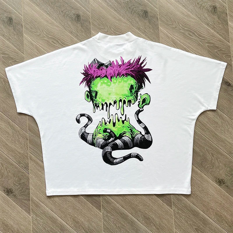 Blutosatire studios cropped character tee