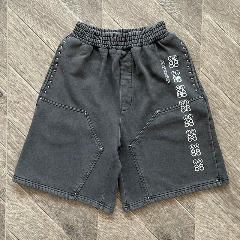 Project Capri acid wash shorts