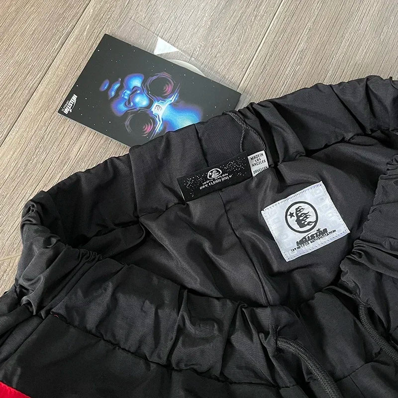 Hellstar Sample Pants Wave stitching color-blocked casual sports