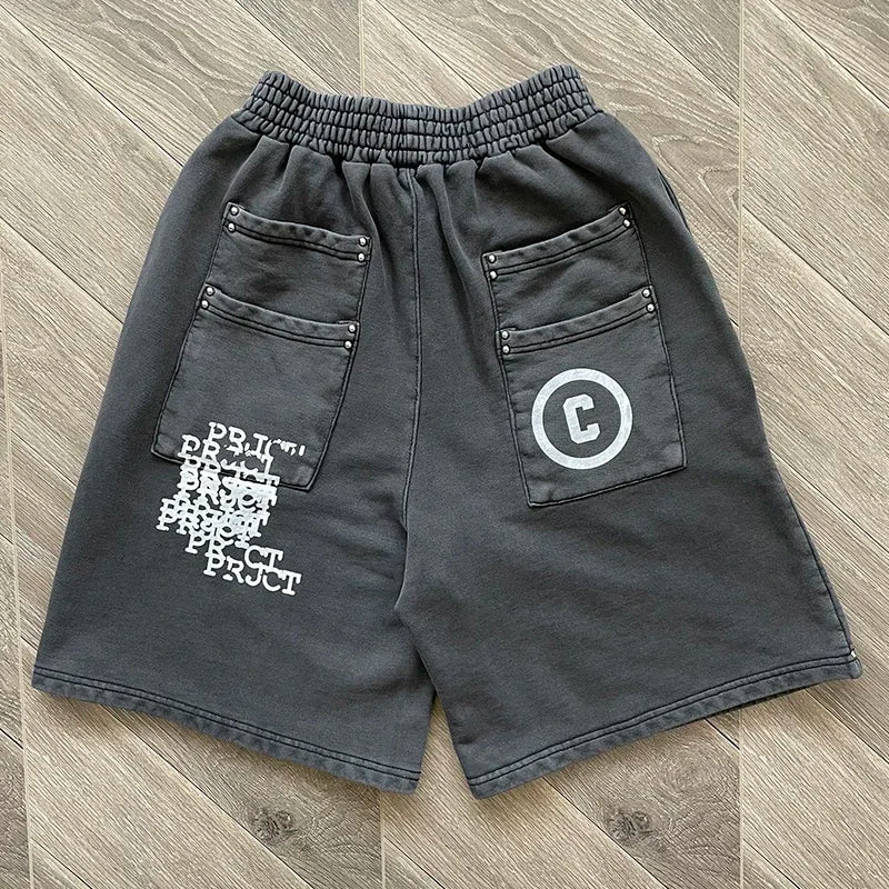 Project Capri acid wash shorts