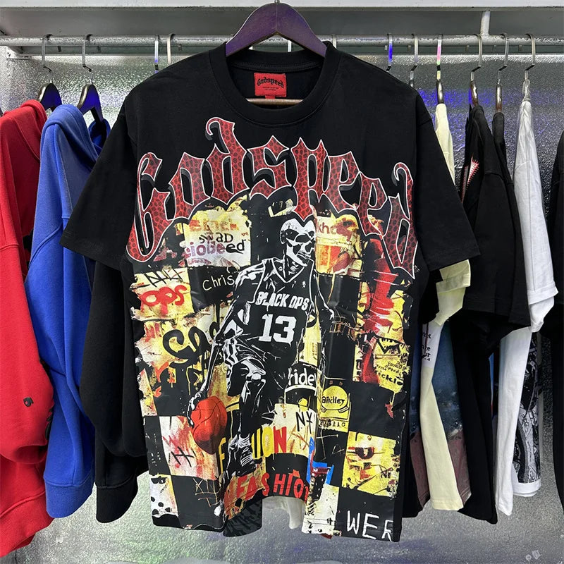 Godspeed 13 Print High-Quality Short Sleeved t-Shirt