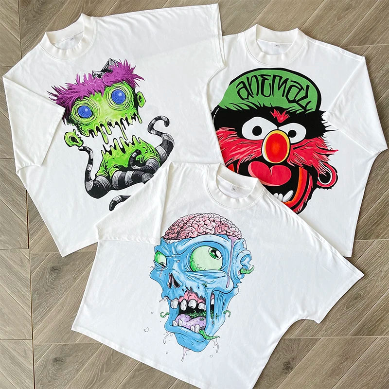 Blutosatire studios cropped character tee
