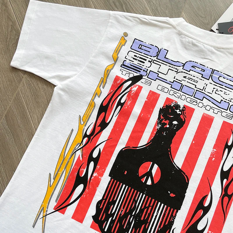 Hellstar Studios black stars shine tee