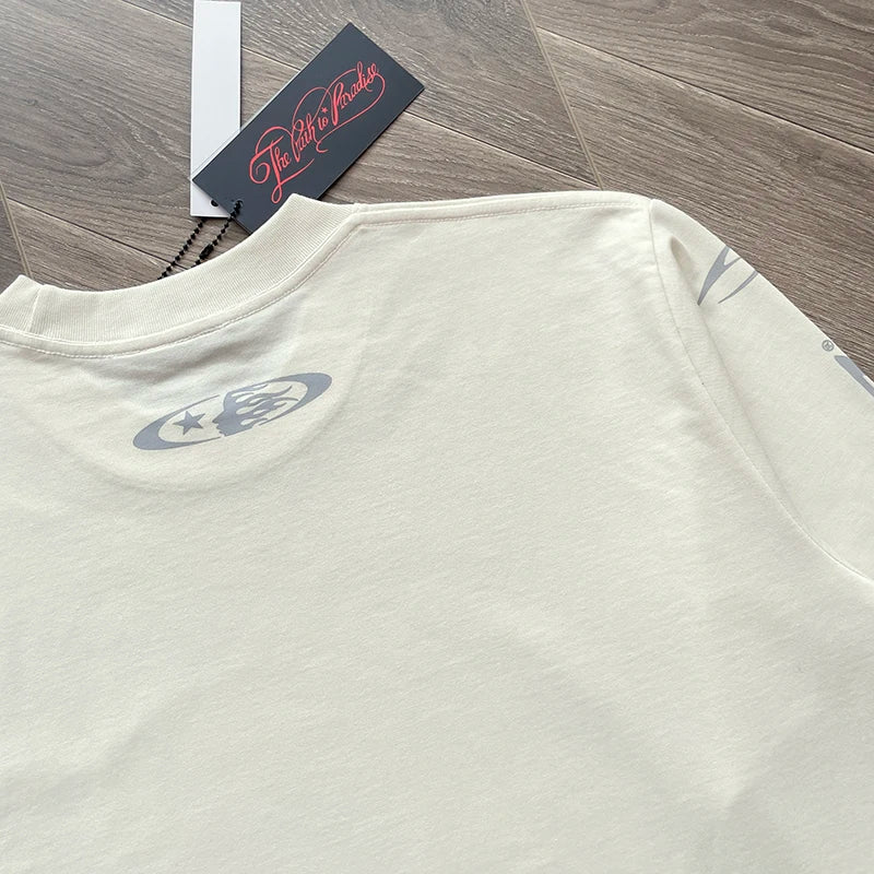 HS Studios Simple printed casual men's and women's long sleeve T-shirt