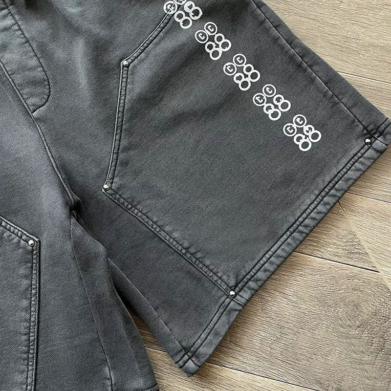 Project Capri acid wash shorts