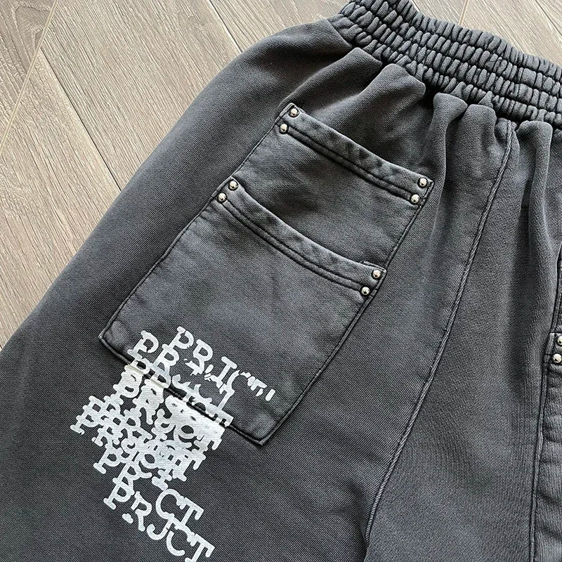Project Capri acid wash shorts