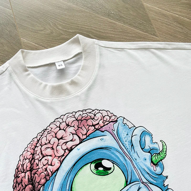 Blutosatire studios cropped character tee
