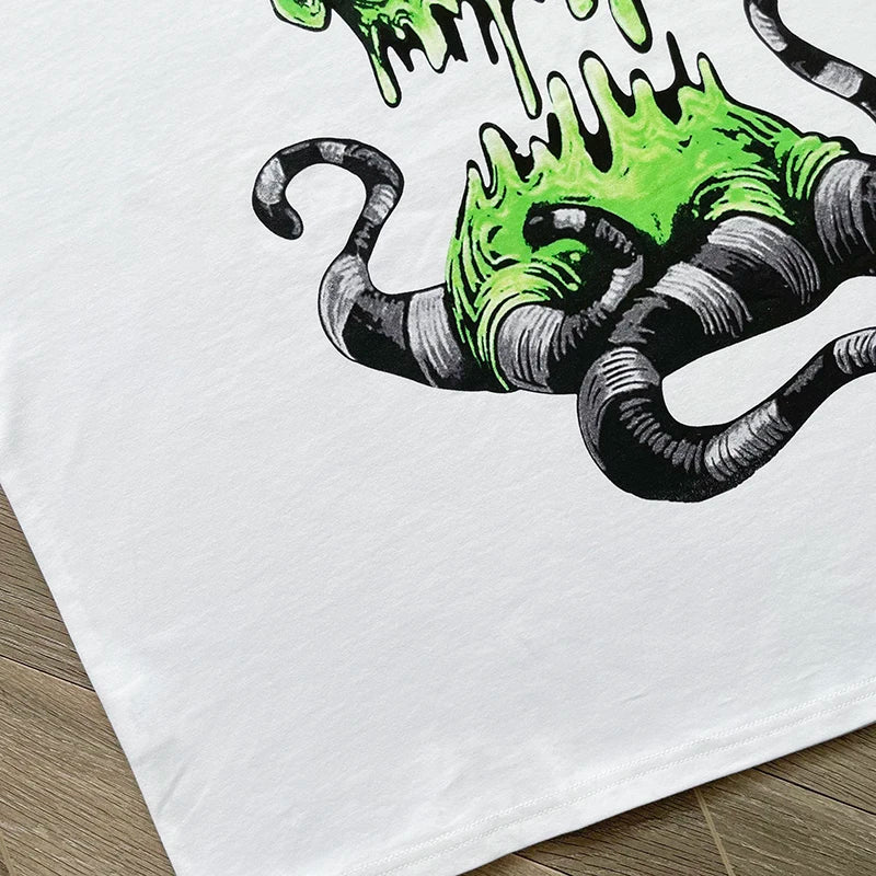 Blutosatire studios cropped character tee