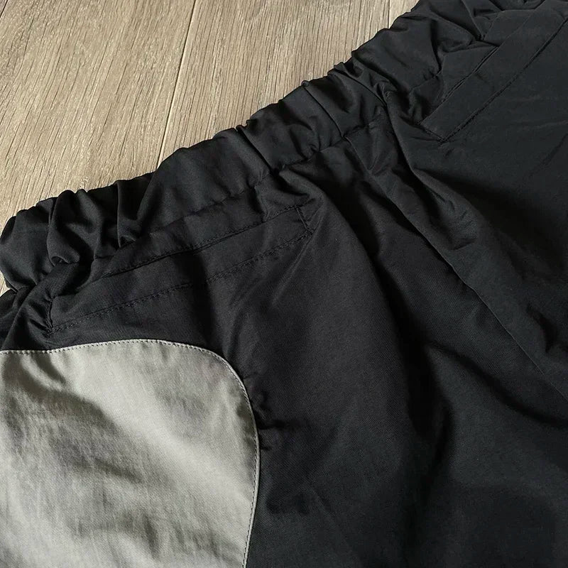 Hellstar Sample Pants Wave stitching color-blocked casual sports