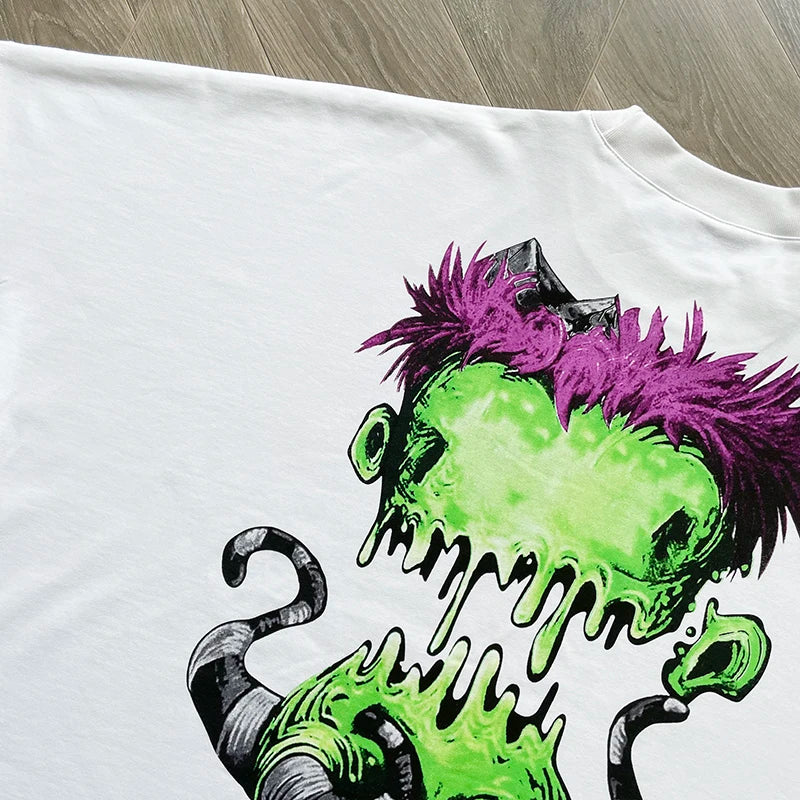 Blutosatire studios cropped character tee