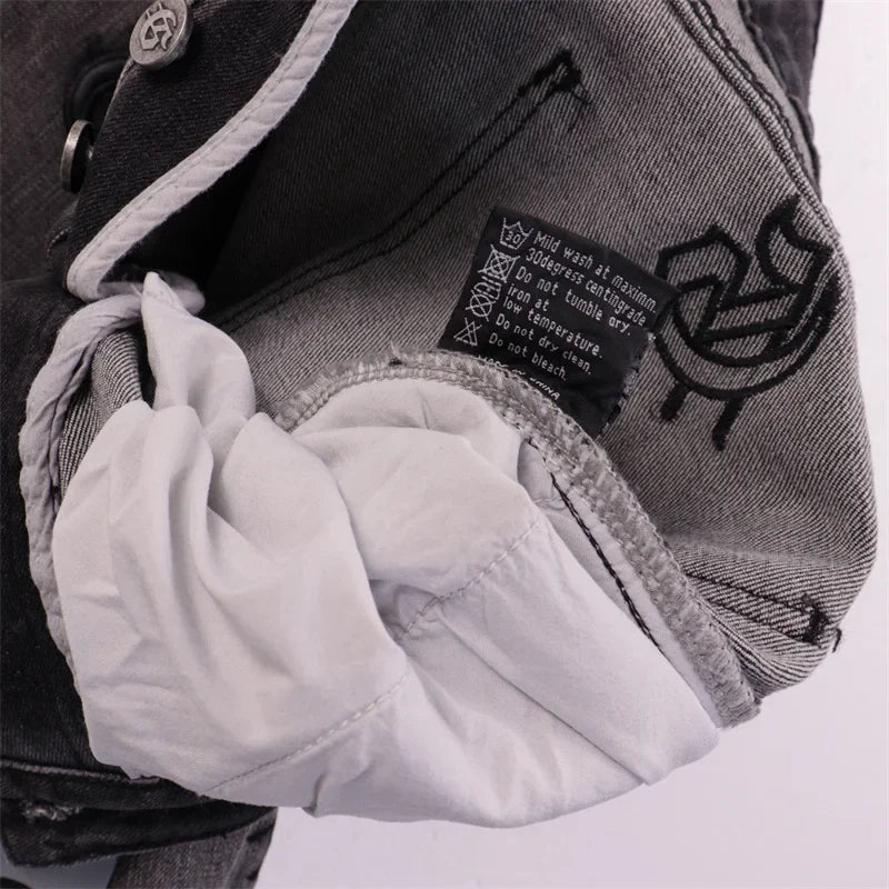 Godspeed Embroidered Jean shorts