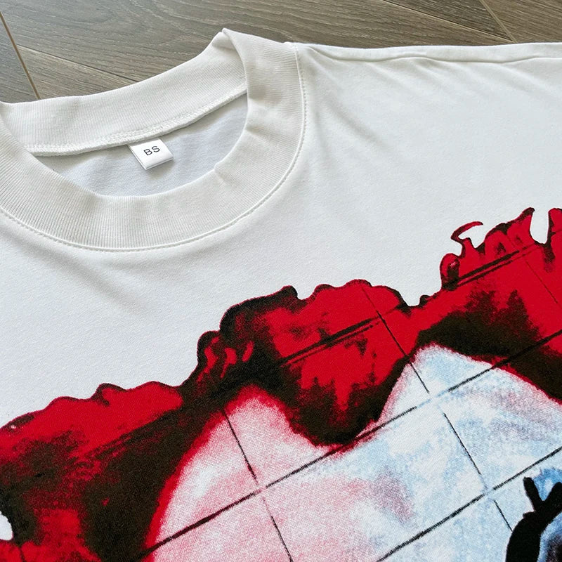 Blutosatire studios cropped character tee