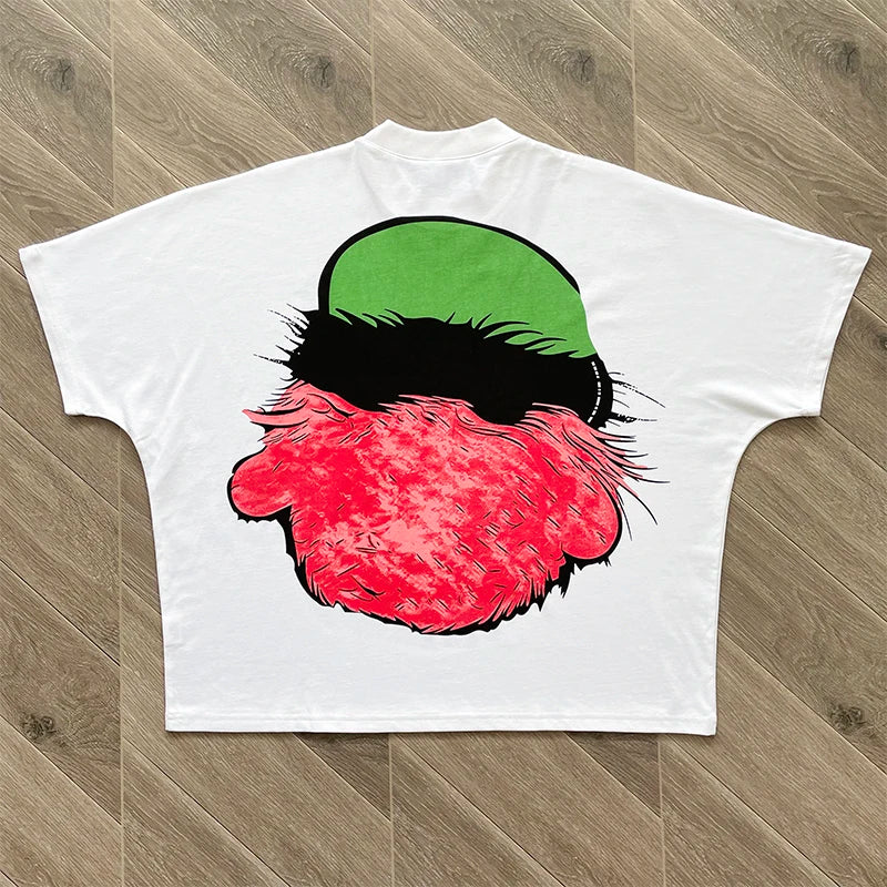 Blutosatire studios cropped character tee